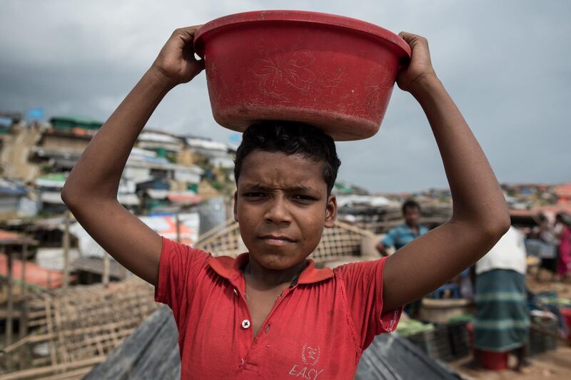A Rohingya refugee in a camp near Cox's Bazar, Bangladesh, August 11 2018. Campbell MacDiarmid for The National