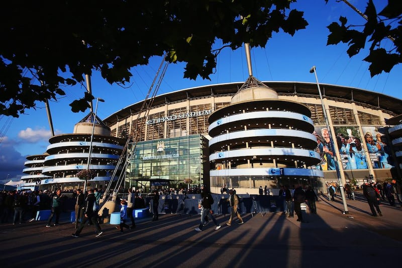 Manchester City reported a £10.7 million (Dh57.2m) after-tax profit for the 2014-15 season thanks to record annual revenues of £351.8m and a reduced wage bill. Alex Livesey / Getty Images