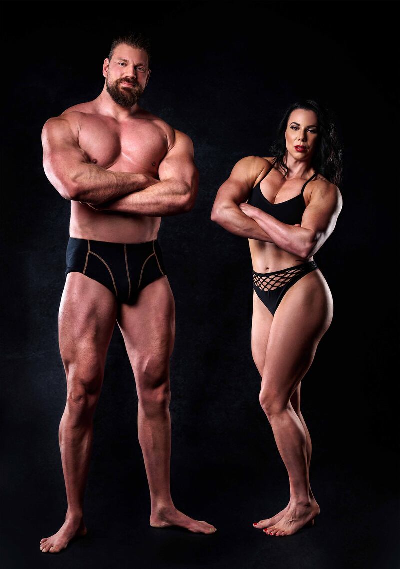 Oliver Richters and Maria Wattel, the tallest professional bodybuilders.
