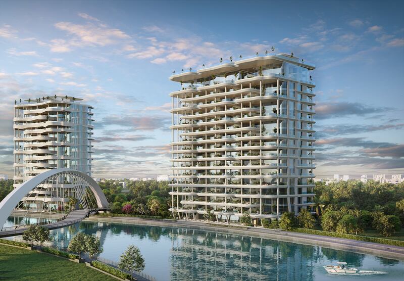 Dubai's AHS Properties has launched a $850 million project called Casa Canal, located at Dubai Water Canal. Photo: AHS Properties