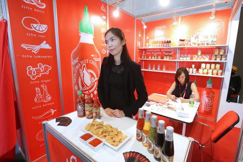 The Exotic Food showroom at the Gulfood exhibition. Jaime Puebla / The National