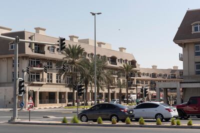Uptown Mirdif near Dubai International Airport has a village feel, in contrast to some of the newer suburban developments. Antonie Robertson / The National
