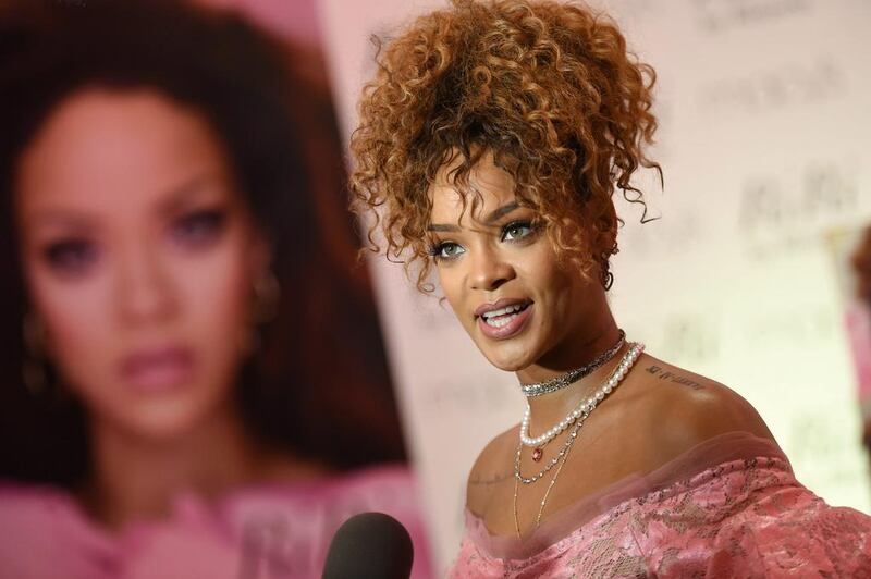 UK’s Sun newspaper reported that Rihanna was taking the romance seriously. van Agostini / Invision / AP