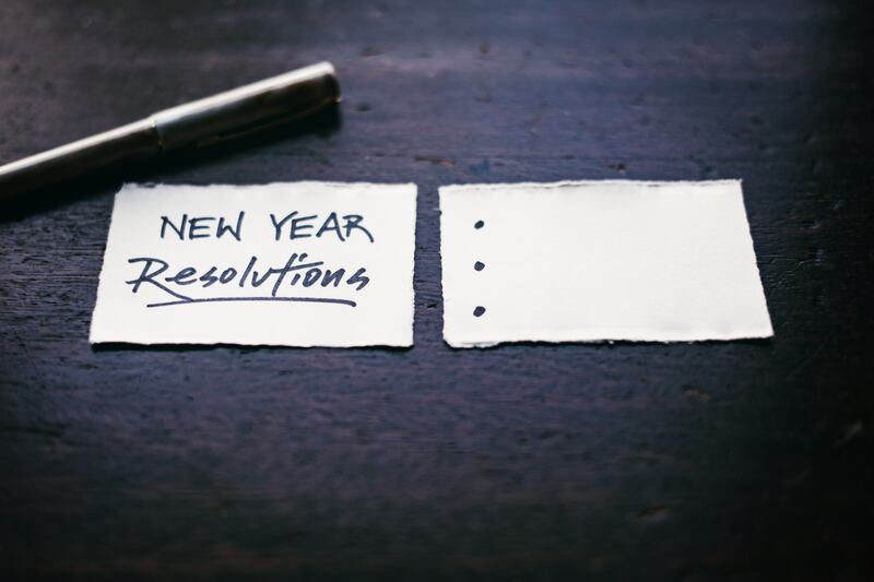Exercising, eating healthy and saving money are some popular New Year's resolutions. Tim Mossholder / Unsplash