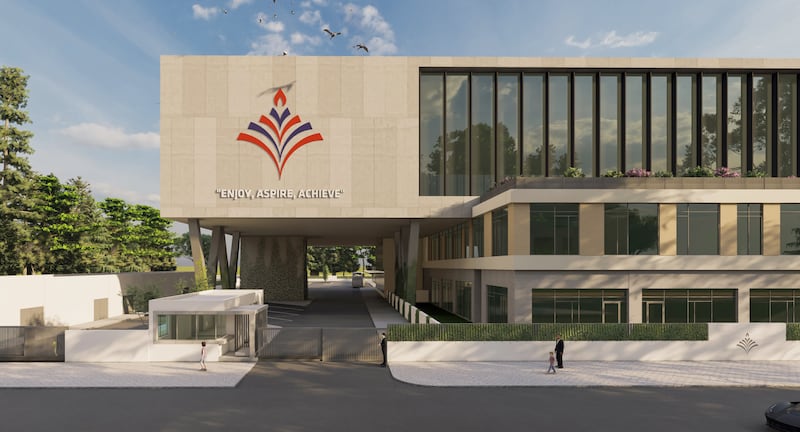 An rendering of one of Taaleem's new schools that will open in the next two years
