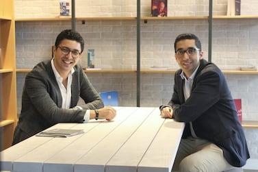 Eyewa co-founders Anass Boumediene and Mehdi Oudghiri.