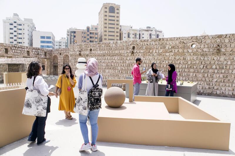 Sharjah Art Foundation hosts a guided tour of the emirate's less known areas. Reem Mohammed / The National