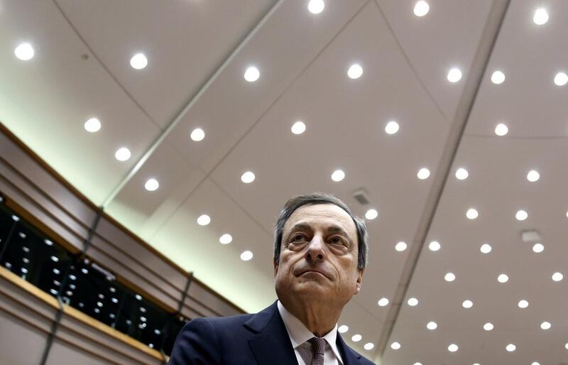 European Central Bank president Mario Draghi will meet ECB policymakers in Frankfurt on September 7 to discuss the path of their bond-buying programme. Francois Lenoir / Reuters