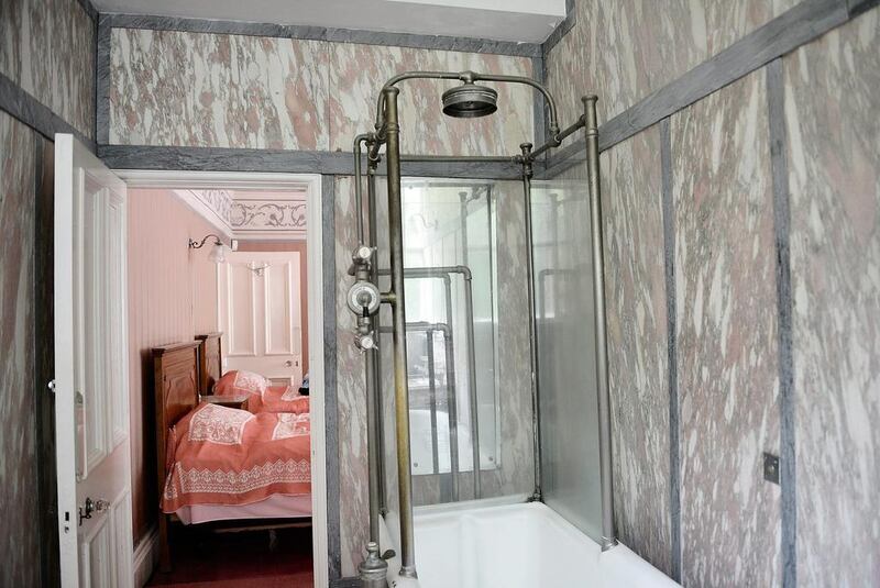 An antique on suite bathroom in Pineheath. The world inhabited by Sir Dhunjibhoy and Lady Bomanji has been found almost perfectly preserved in their 40-bedroom mansion in the picturesque spa town of Harrogate.