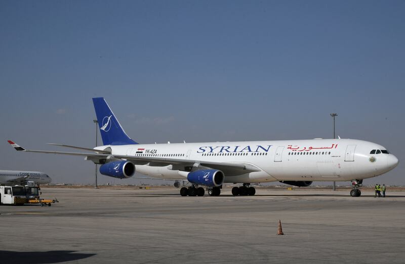 Damascus International Airport in Syria has halted all flights. Reuters