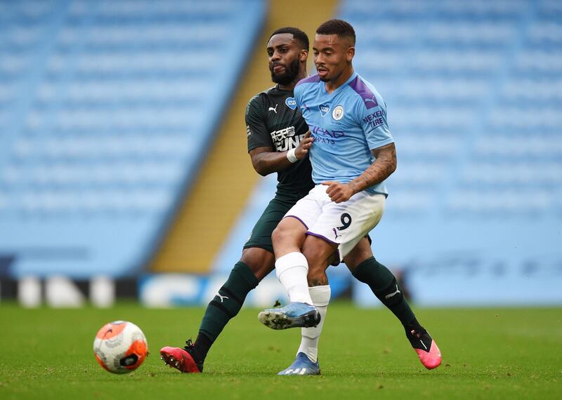 Gabriel Jesus - 7: Neat finish to open the scoring and never gave the Newcastle defence any rest before being replaced. Reuters