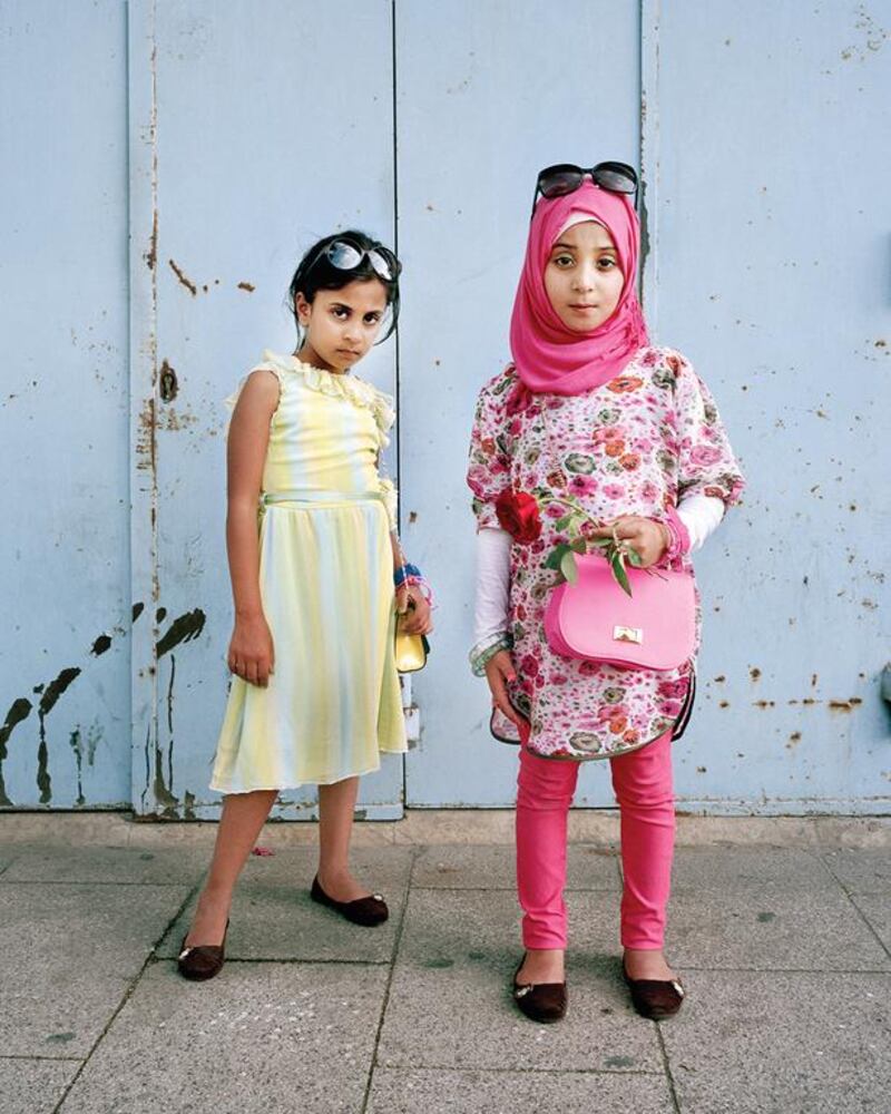 Daring, 7 and Dania, 8, Beirut, Lebanon, 2014 from L’Enfant Femme series