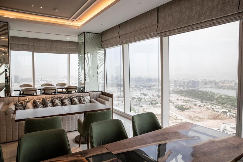 DUBAI, UNITED ARAB EMIRATES. 30 AUGUST 2020. The soon to opened Sofitel at Wafi a first look at the property as it gears up fr it’s soft opening. (Photo: Antonie Robertson/The National) Journalist: Farah Andrews. Section: National.