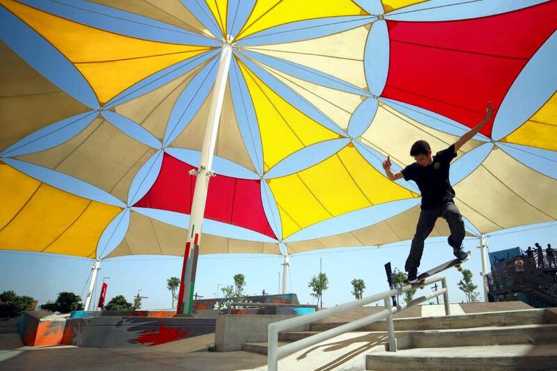 Professionals and beginners can bring their own skateboard or scooter, or rent one at the park.