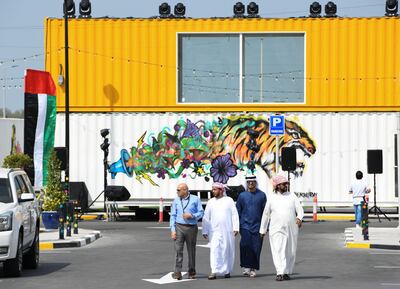 Abu Dhabi, United Arab Emirates - MARSA MINA, new waterfront lifestyle destination opening ceremony designed to attract tourists arriving at the capital by cruise ship at Zayed Port. Khushnum Bhandari for The National