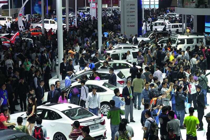 Auto China 2014 saw unveilings from Rolls-Royce, Bugatti, Ford and GM. AFP

