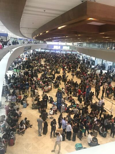 Hundreds of passengers have been left in limbo after flights were hit by lengthy delays at Manila airport