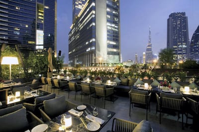Roberto's Dubai will be serving a five-course Valentine's Day special on its terrace. Courtesy Roberto's