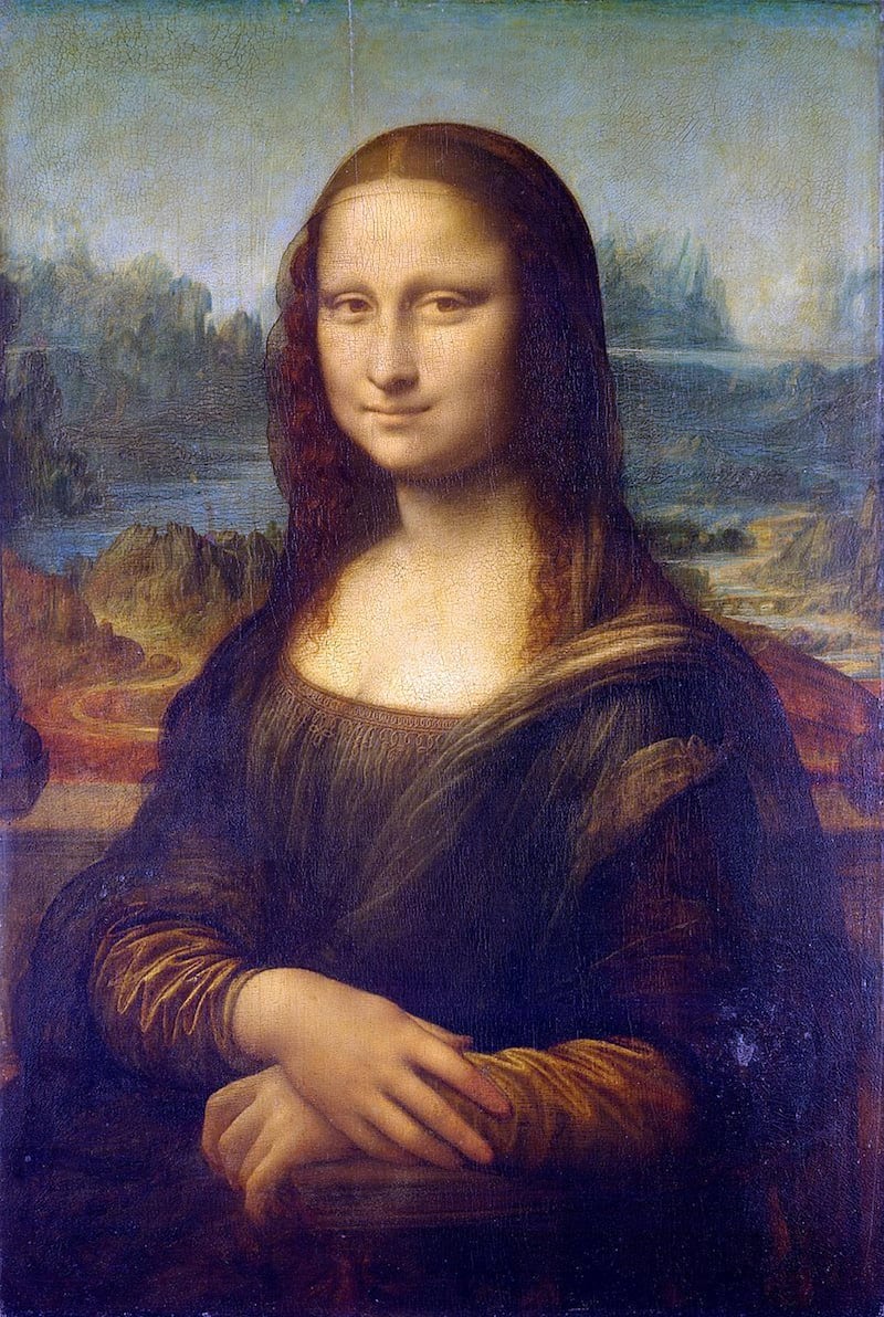 'The Mona Lisa' (1503-06) is a popular half-length portrait and one of the most valuable paintings in the world. It is thought to be a portrait of Lisa Gherardini, an Italian noblewoman. It is housed in the Louvre in Paris, France