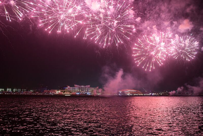 Further firework displays will be held at Yas Bay on Thursday and Friday. 

