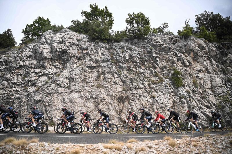 The peloton during Stage 3 of the Tour de France. AFP