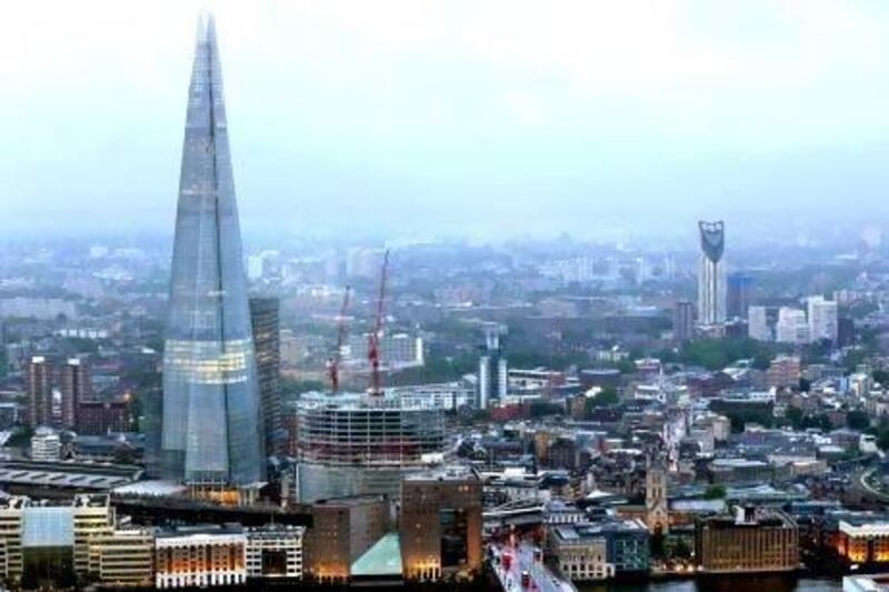 The Shard, the tallest skyscraper in western Europe, cost US$2.3 billion to build. Jason Alden / Bloomberg News