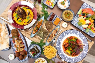 The Dubai South restaurant is serving traditional Arbaic cuisine for iftar. Photo: Holiday Inn
