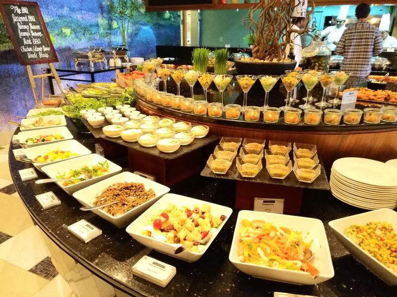 The buffet selection at Le Grand Brunch, Sofitel Dubai Jumeirah Beach. Photo by Sanna Kontinen