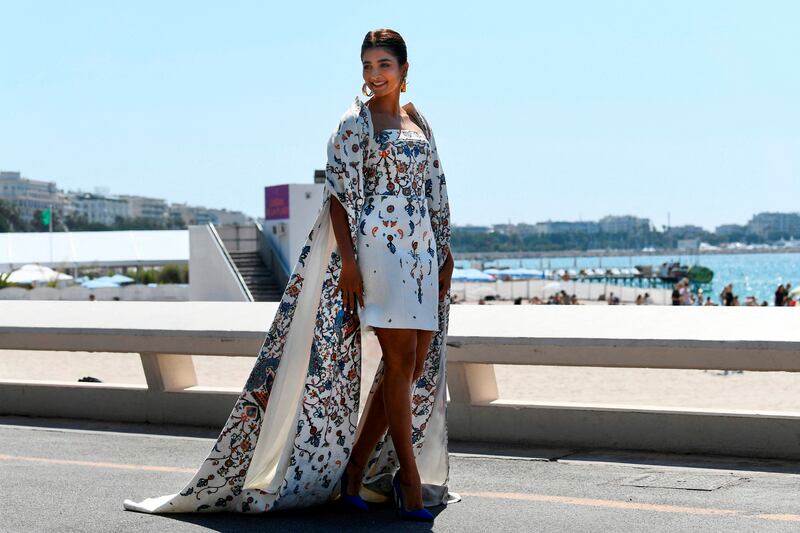 Actress Pooja Hegde on the opening day of Marche du Film (Film Market). Reuters