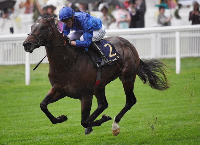 Blue Point ridden by James Doyle wins the King's Stand Stakes at Royal Ascot. Reuters