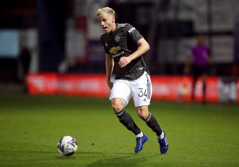 Donny van de Beek, 6 - Moves well off the ball but saw little of it. Only Ighalo, playing ahead of him, made fewer than his 21 passes in 77 minutes when both went off, but he was involved in move which led to penalty. PA