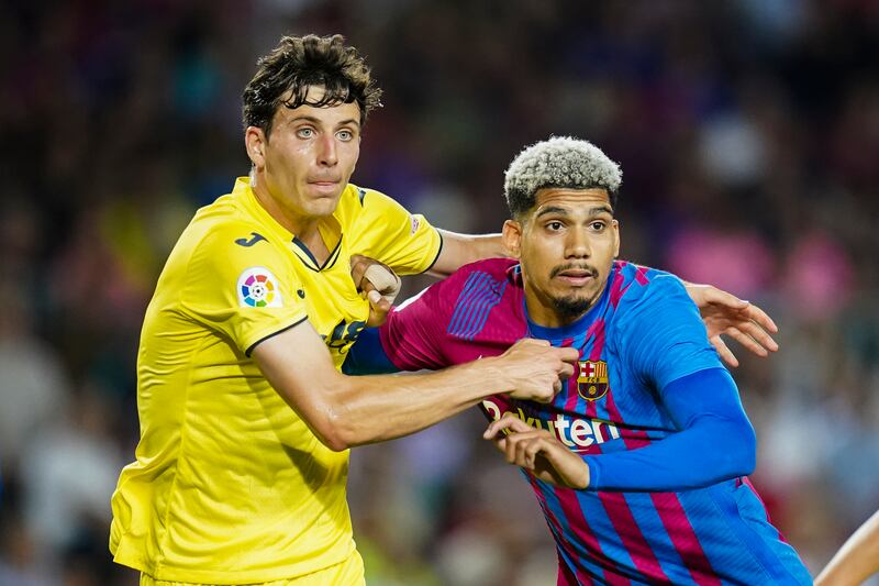 CHELSEA'S DEFENSIVE TARGETS: Villarreal's Pau Torres, left, is reported to be on the shortlist. Swipe or click through the gallery to view Chelsea's other targets. AP