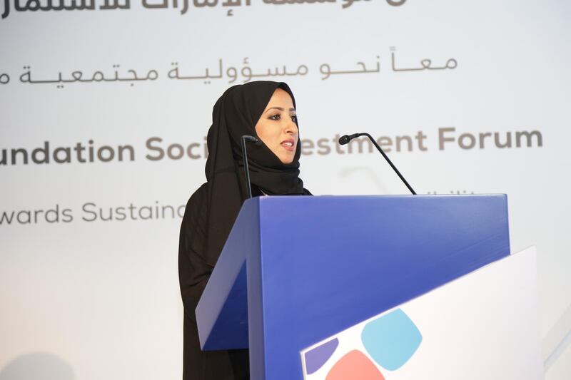 Maytha Al Habsi, chief executive of the Emirates Foundation. The survey took two years to complete. Courtesy Emirates Foundation