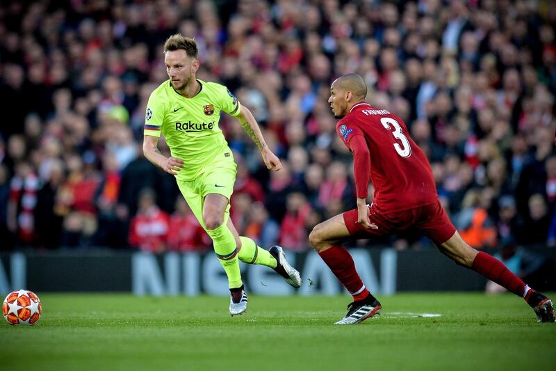 Ivan Rakitic: 6/10. Tried to take the fight to Liverpool but was let down by the performances of too many of his Barcelona teammates. EPA
