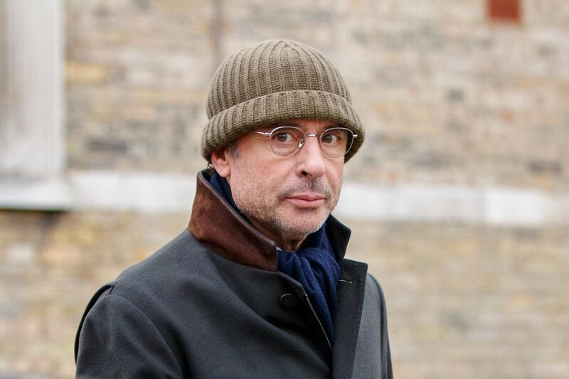 (FILES) In this file photo taken on January 13, 2018 French-Algerian businessman Alexandre Djouhri leaves a police station in London after attending in compliance with his bail conditions.
French ex-president Nicolas Sarkozy was detained for questioning on March 20, 2018 over allegations the late Libyan dictator Moamer Kadhafi financed his 2007 election campaign, including with suitcases stuffed with cash, a source close to the inquiry told AFP. Businessman Alexandre Djouhri is suspected of having served as an intermediary to organise the payments between Libya and Sarkozy's campaign team.  / AFP PHOTO / Tolga Akmen