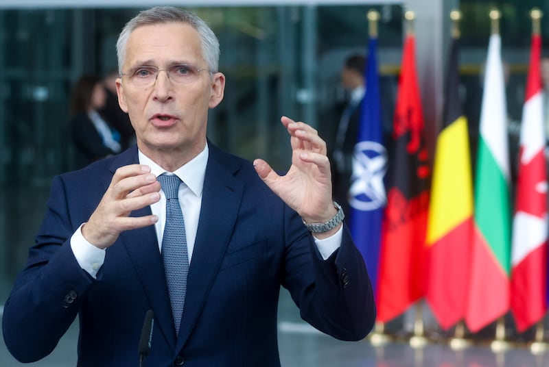 Secretary General Jens Stoltenberg's plan would give Nato a more direct role in co-ordinating the supply of arms, ammunition and equipment for Ukraine. EPA