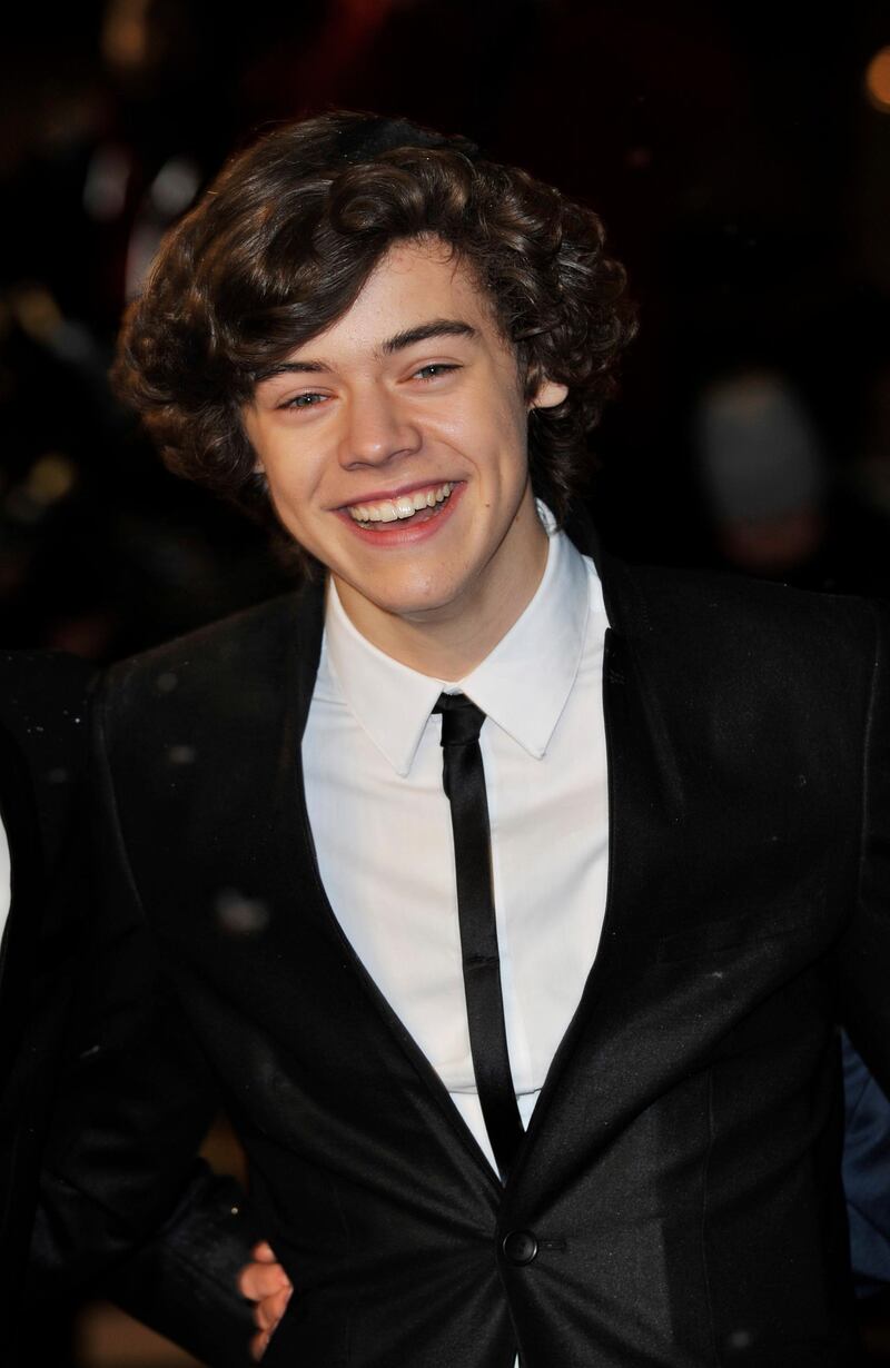 LONDON, ENGLAND - NOVEMBER 30:  Harry Styles attends the Royal Film Performance and World Premiere of 'The Chronicles Of Narnia: The Voyage Of The Dawn Treader' at Odeon Leicester Square on November 30, 2010 in London, England.  (Photo by Gareth Cattermole/Getty Images)