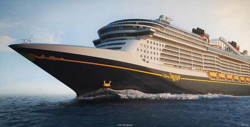 Inspired by adventure, the Disney Treasure will be the sixth ship in the Disney Cruise Line fleet. Photo: Disney Cruise Line