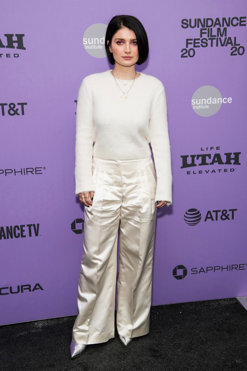 Eve Hewson attends the premiere of 'Tesla' at the 2020 Sundance Film Festival. AP