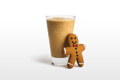 A gingerbread iced cappuccino. Courtesy Tim Hortons