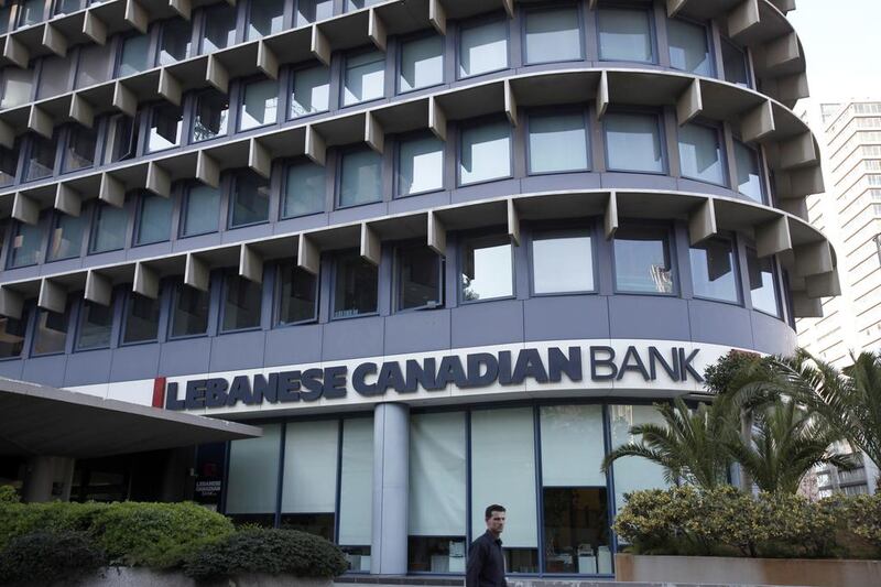 The Lebanese Canadian Bank went bust after being linked to an international drug smuggling and money laundering racket that had ties to Hizbollah. Cynthia Karam / Reuters