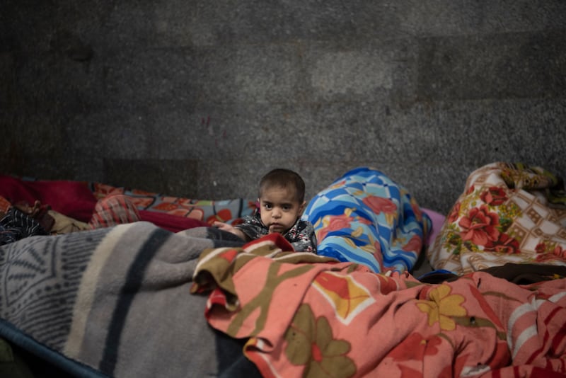 Dozens of people including patients seeking treatment at Delhi's hospitals are forced to sleep on the pavement, at bus stands and in subways in unhygienic conditions amid the harsh cold. All photos: Taniya Dutta / The National