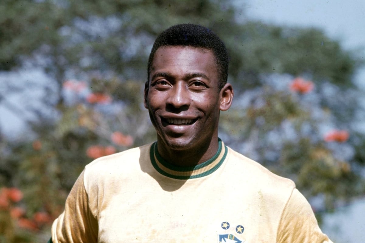 Brazilian legend Pele in 1970. Getty Images / 1970