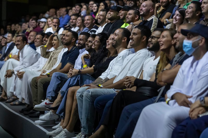 Russell Peters kept the crowd in the front row on their toes thanks to his signature banter with guests.