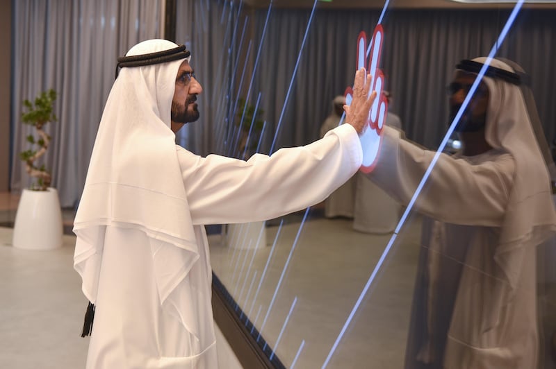 Sheikh Mohammed bin Rashid launches a state-of-the-art government services centre. Wam