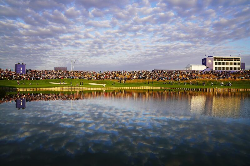 A general view during the morning fourball matches. Getty Images