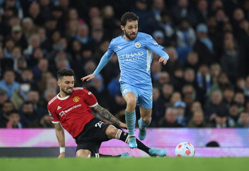 Alex Telles - 5: Not close enough to De Bruyne for the opener. Far quieter for him compared to Wan Bissaka on the other side, but Mahrez cut inside too easily against him. Swung to shoot on 45 but shot blocked. Reuters