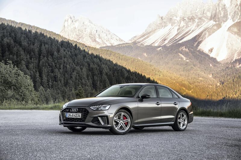 The 2019 Audi A4 has received a facelift that at first appears mild on the outside, but then hints at bigger improvements beneath the skin. Courtesy Audi