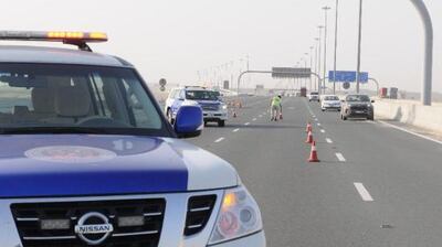 The driver fired at police before crashing his car and losing his life in the process. Courtesy: Abu Dhabi Police