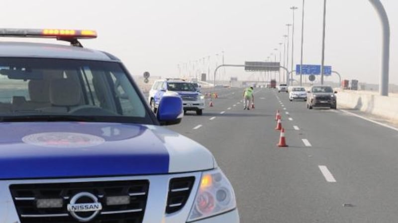Police were called to Al Ain after reports of reckless driving.